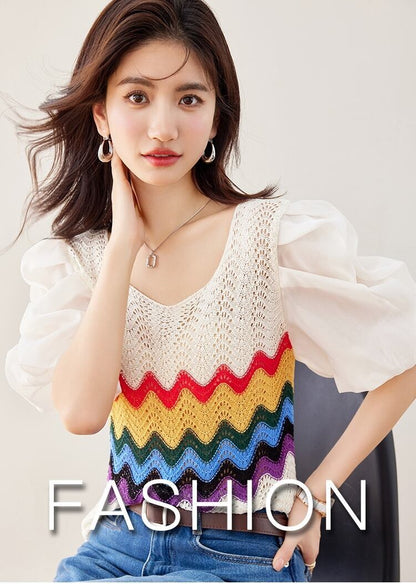 超人気 セクシー ファッション エレガント 半袖シャツ<F-6591>