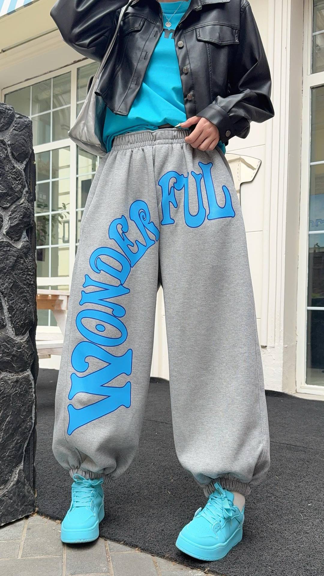デザイン オシャレ 切り替え 4色 スウェット パンツ F-12210