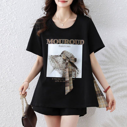 大好評 絶対流行 売れ筋 早い者勝ち カジュアル 2色選択 Tシャツ<F-11248>
