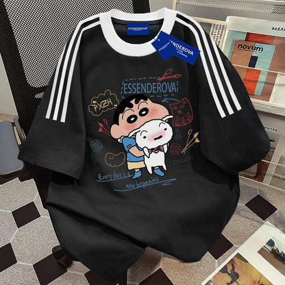 男女兼用 新作 カジュアル 半袖 Tシャツ F-13343