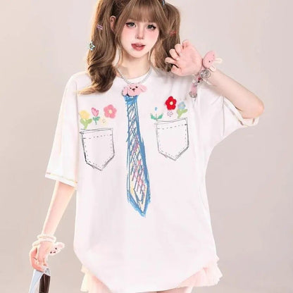 定番シンプル 絶対流行 今季マストバイ 早い者勝ち カジュアル 2色選択 Tシャツ<F-11664>