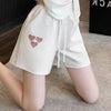 美人度アップ 特別デザイン 上品 半袖 Tシャツ ショートパンツ セットアップ ＜F-8874＞