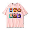 男女兼用 シンプル カジュアル 半袖 Tシャツ F-13397