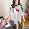 【人気急上昇中！】美人度アップ カジュアル 夏に嬉しい機能付き 半袖Ｔシャツⅹパンツセット全3色F-11474