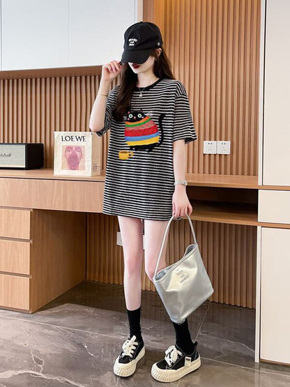 絶対流行 シンプル おすすめ カジュアル 半袖Ｔシャツ 全2色<F-11667>