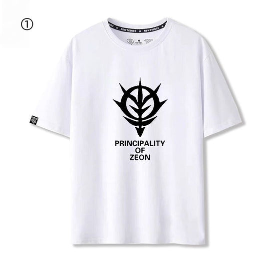 定番シンプル おすすめ 着回し力抜群 プリントロゴ 半袖 Tシャツ F-7096