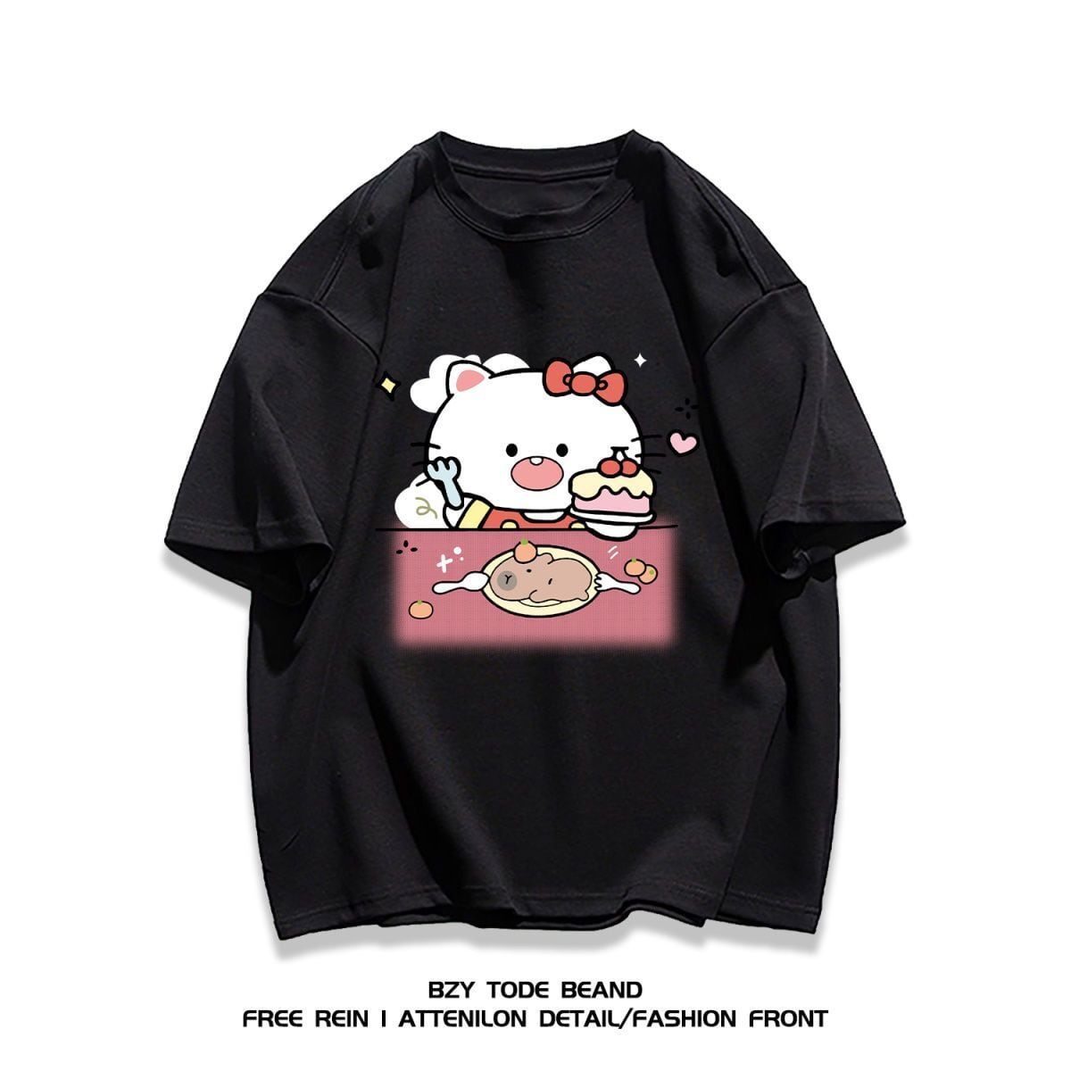 男女兼用 シンプル 快適 プリント Tシャツ F-13293