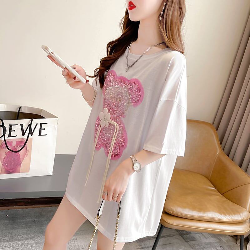 着心地抜群   女性力を高める Tシャツ カットソー＜F-3405＞