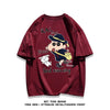 男女兼用 プリント 快適 半袖 Tシャツ F-13267