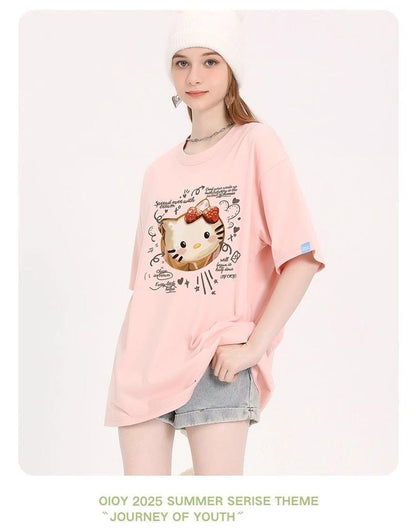 大人可愛い シンプル 大人気 半袖 Tシャツ F-13353