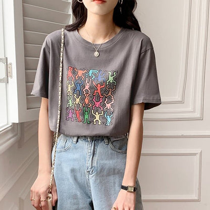 オシャレ度満点   着心地抜群 Tシャツ カットソー＜F-3408＞
