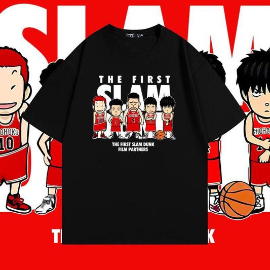 【半額！期間限定！！】人気商品再入荷   絶対流行 プリント 2色 半袖Tシャツ 男女兼用F-8985