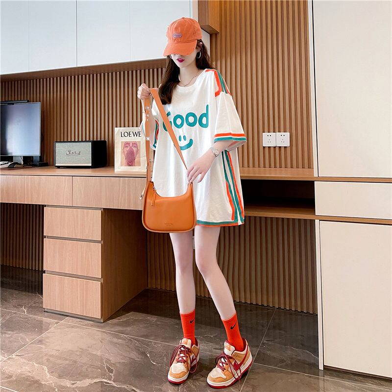 期間限定 プリント全2色 カジュアル 半袖Tシャツ カットソー ＜F-8603＞