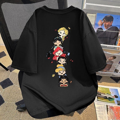 新商品 カジュアル 定番シンプル プリント 全6色 半袖TシャツF-8767