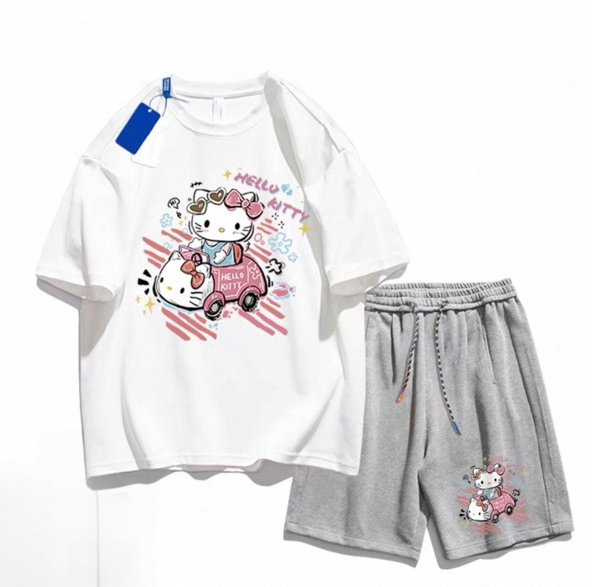 男女兼用 大注目 組み合わせやすい 半袖 Tシャツ＋パンツ セットアップ F-13167