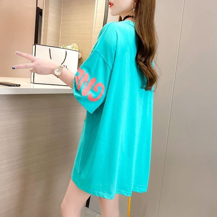 【人気急上昇中！】大人可愛い定番シンプル 好感度UP 海外トレンド カジュアル 全3色 半袖 Tシャツ ＜F-11285＞