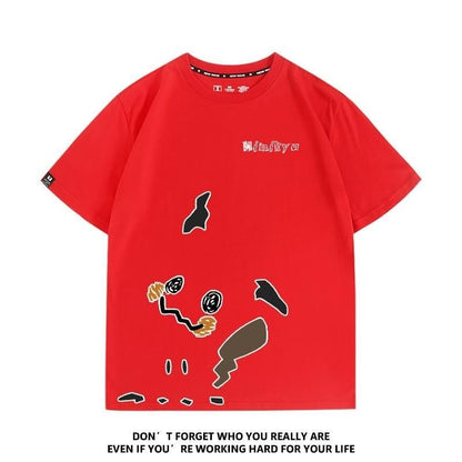 着心地良い デザイン性抜群 全7色 半袖 Tシャツ F-13130