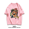 男女兼用 大人気 プリント ファッション 半袖 Tシャツ F-13276