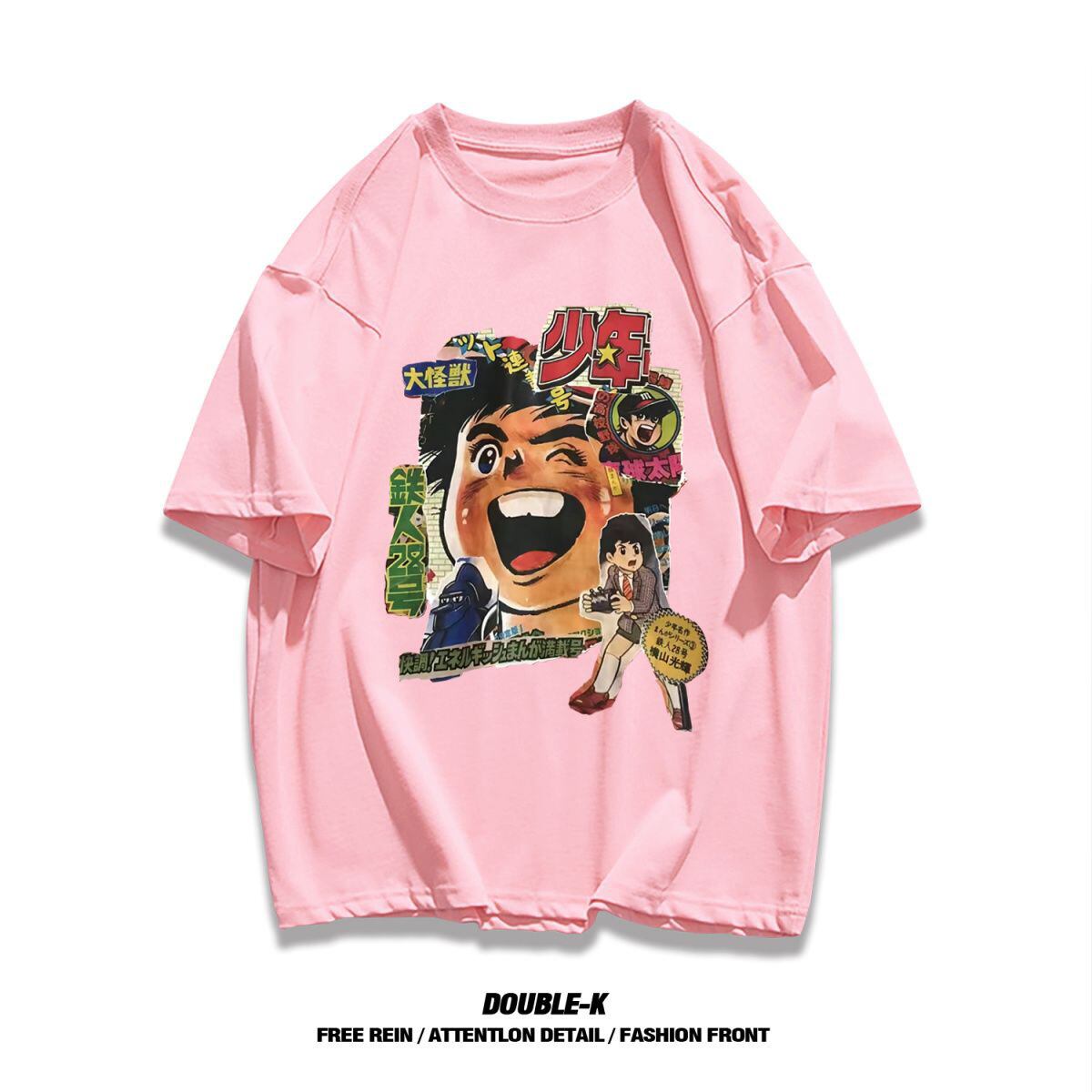 男女兼用 大人気 プリント ファッション 半袖 Tシャツ F-13276