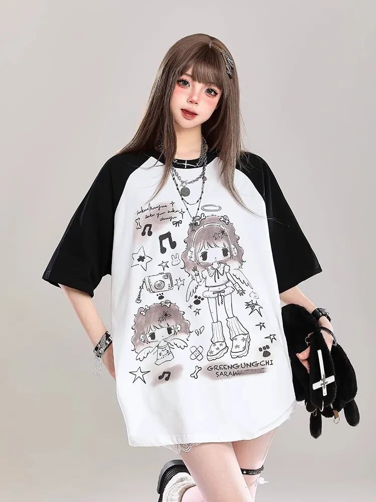 絶対欲しい 売れ筋 話題沸騰中 絶対流行 早い者勝ち カジュアル 2色選択 Tシャツ<F-11278>