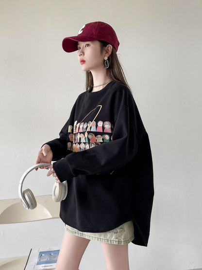 着回し力抜群 sweet系可愛い オシャレデザイン スウェットF-10565