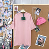 大人気アイテム プリント ゆったり Tシャツ F-13439