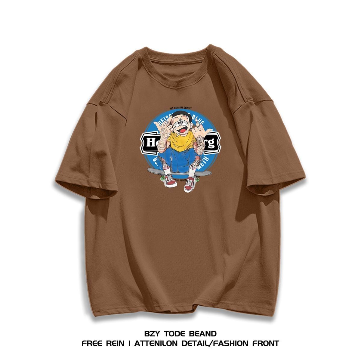 男女兼用 快適 プリント 半袖 Tシャツ F-13288