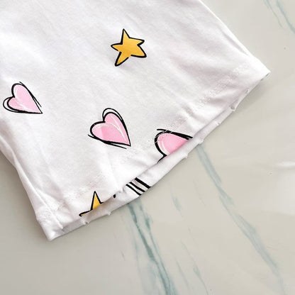 オシャレ度満点   一目惚れ Tシャツ カットソー＜F-3482＞