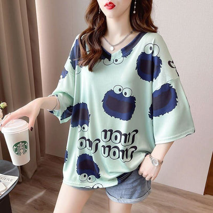 ファッション 美人度アップ 定番シンプル 売り切れ必至 着回し力抜群 全5色 半袖Tシャツ<F-11449>