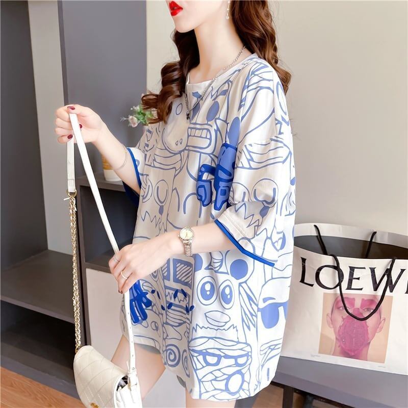 好感度満載   美感いっぱい Tシャツ カットソー＜F-3591＞