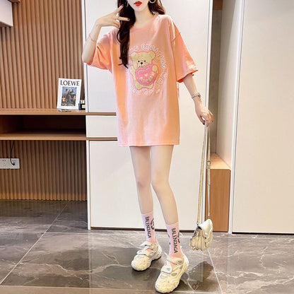美人度アップ 好感度UP 海外トレンド カジュアル 全3色 半袖 Tシャツ ＜F-11641＞