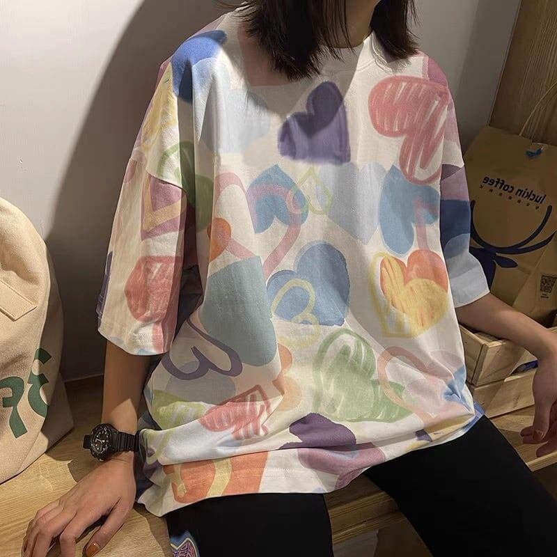 個性的なデザイン   好感度満載 カットソー＜F-3317＞