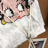 一枚で視線を奪う プリント カジュアル Tシャツ F-13459