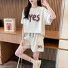 主役級 カジュアル シンプル 半袖Ｔシャツⅹパンツセット全2色<F-11662>