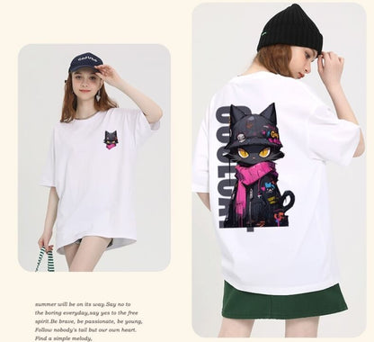 絶対欲しい 絶対流行 キュート 早い者勝ち カジュアル 2色選択 Tシャツ<F-11137>