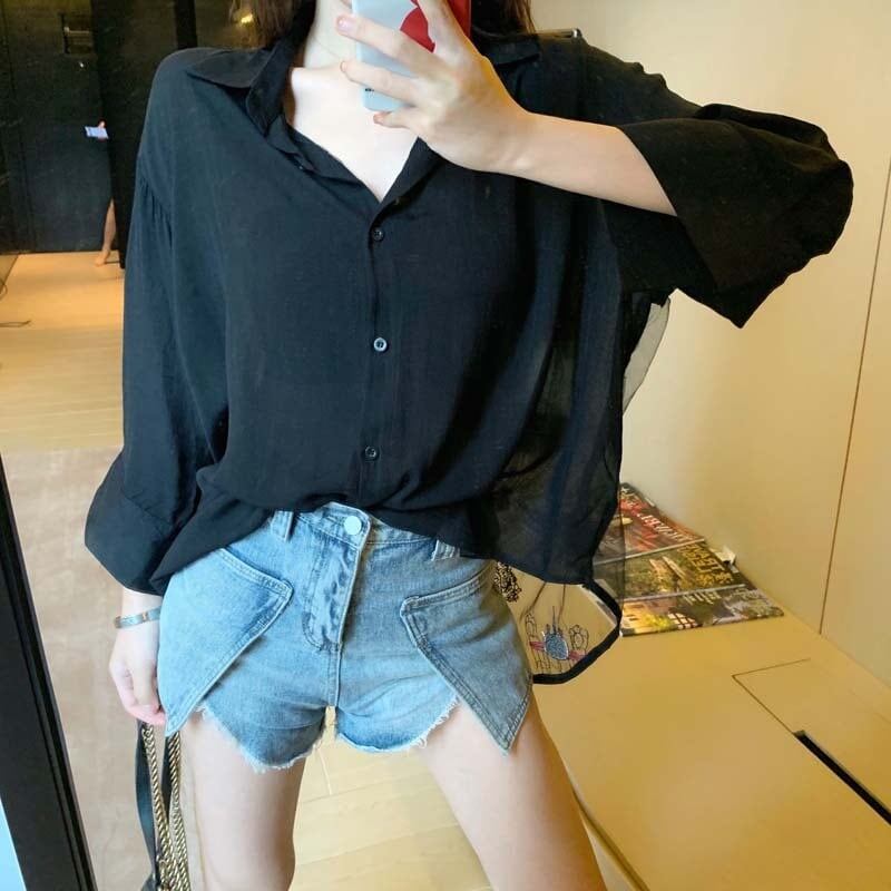 売れ筋 セクシー ファッション 日焼け対策 コート<F-6668>