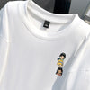 新商品 カジュアル 定番シンプル プリント 全6色 半袖TシャツF-8767