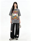品質のいい プリント カジュアル Tシャツ F-13457