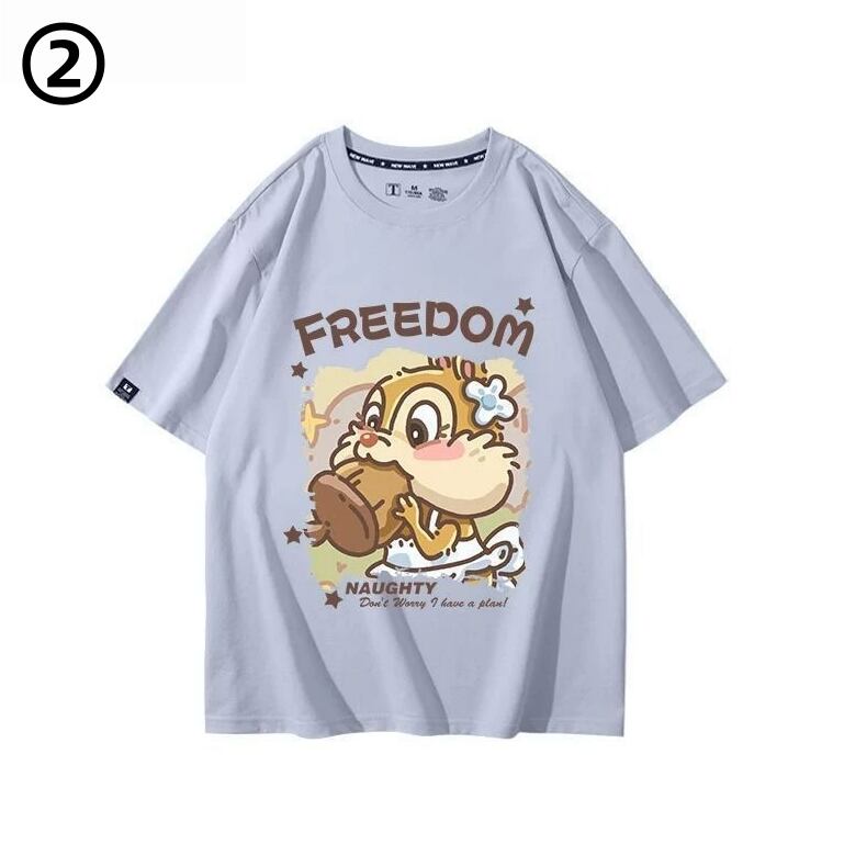 男女兼用 人気トレンド 快適 半袖 Tシャツ F-13287