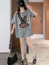 キュート 好感度UP 海外トレンド カジュアル 全4色 半袖 Tシャツ ＜F-11097＞