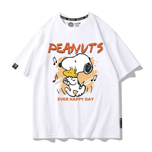 男女兼用 プリント 大人気 半袖 Tシャツ F-13282
