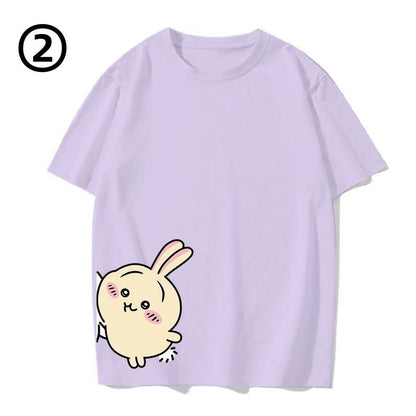 男女兼用 シンプル 着心地良い ゆったり Tシャツ F-13201
