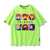 男女兼用 シンプル カジュアル 半袖 Tシャツ F-13397