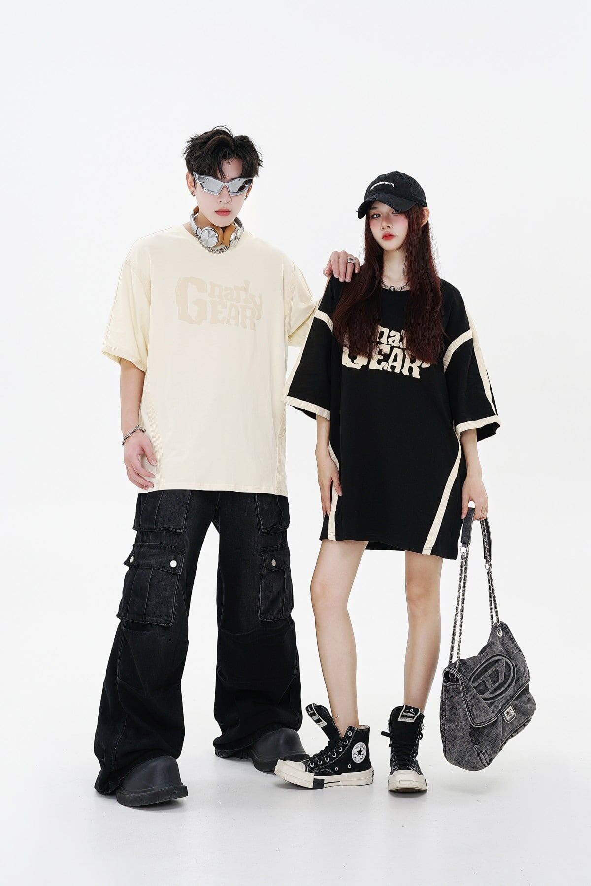 売り切れ必至   人気商品再入荷 半袖Tシャツ 全2色 男女兼用<F-4907>