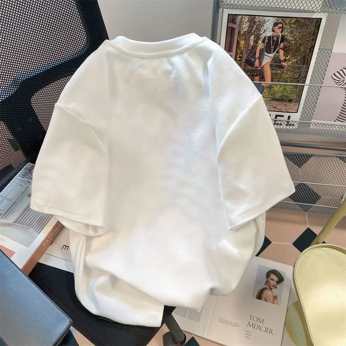 男女兼用 大人気 プリント ファッション 半袖 Tシャツ F-13276
