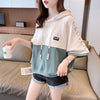高級感 帽子付き 半袖 Tシャツ スウェット ＜F-8640＞