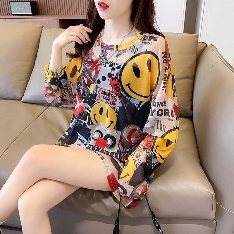 【半額セール！】 大人可愛い 売り切れ必至 元気いっぱい チュール 花柄 Tシャツ<F-4929>