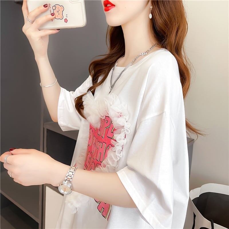 個性的なデザイン   今季大好評 Tシャツ カットソー＜F-3410＞