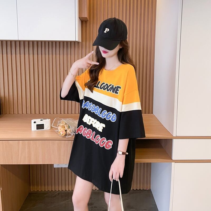 キュート 早い者勝ち 絶対流行 カジュアル 2色選択 Tシャツ<F-11134>