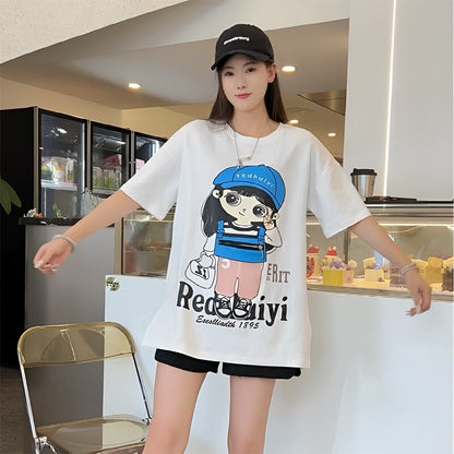 定番シンプル 好感度UP 海外トレンド カジュアル 全3色 半袖 Tシャツ ＜F-11266＞